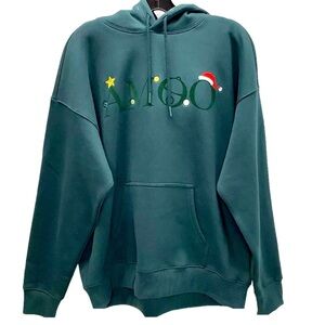 NEW AMOO Women's Hoodie Xmas Special Edition Size M Green